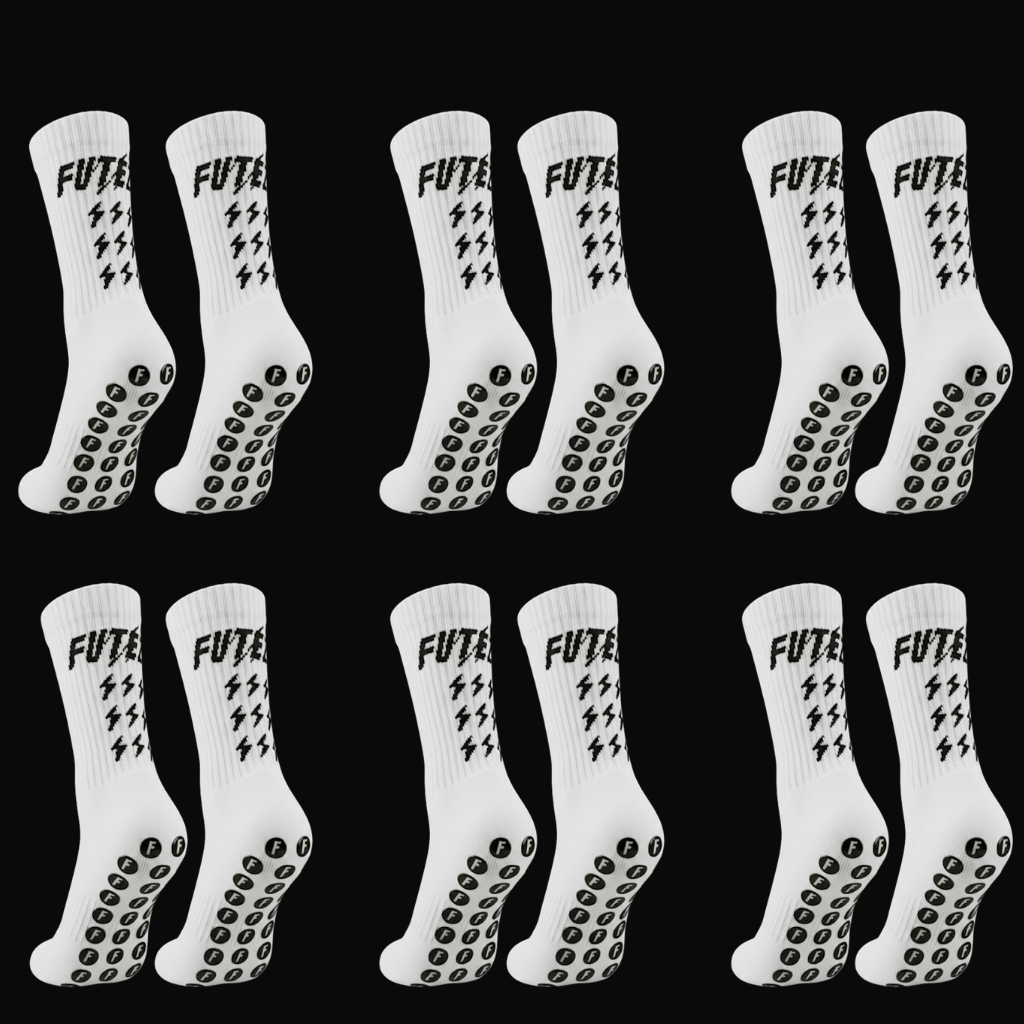 FUTEZA Pro Grip Socks- 6 Pairs
